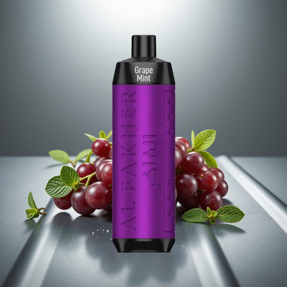 Al Fakher Crown Bar 8000 Crystal 18ml 5mg Hroznová Máta