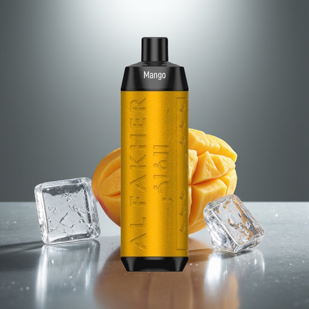 Al Fakher Crown Bar 8000 Crystal 18ml 5mg Mango Led (Mango Ice)