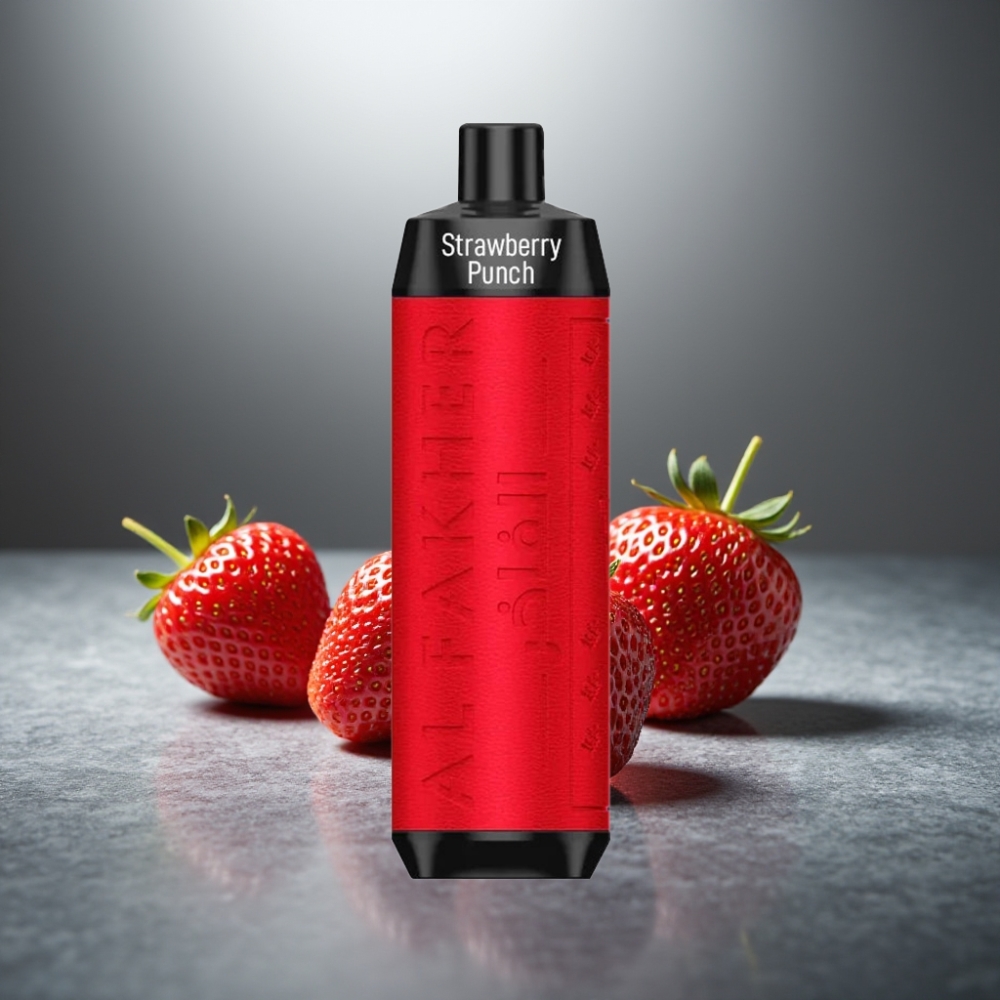 Al Fakher Crown Bar 8000 Crystal Disposable Vape Jahoda Punch 600mAh 18ml 5mg