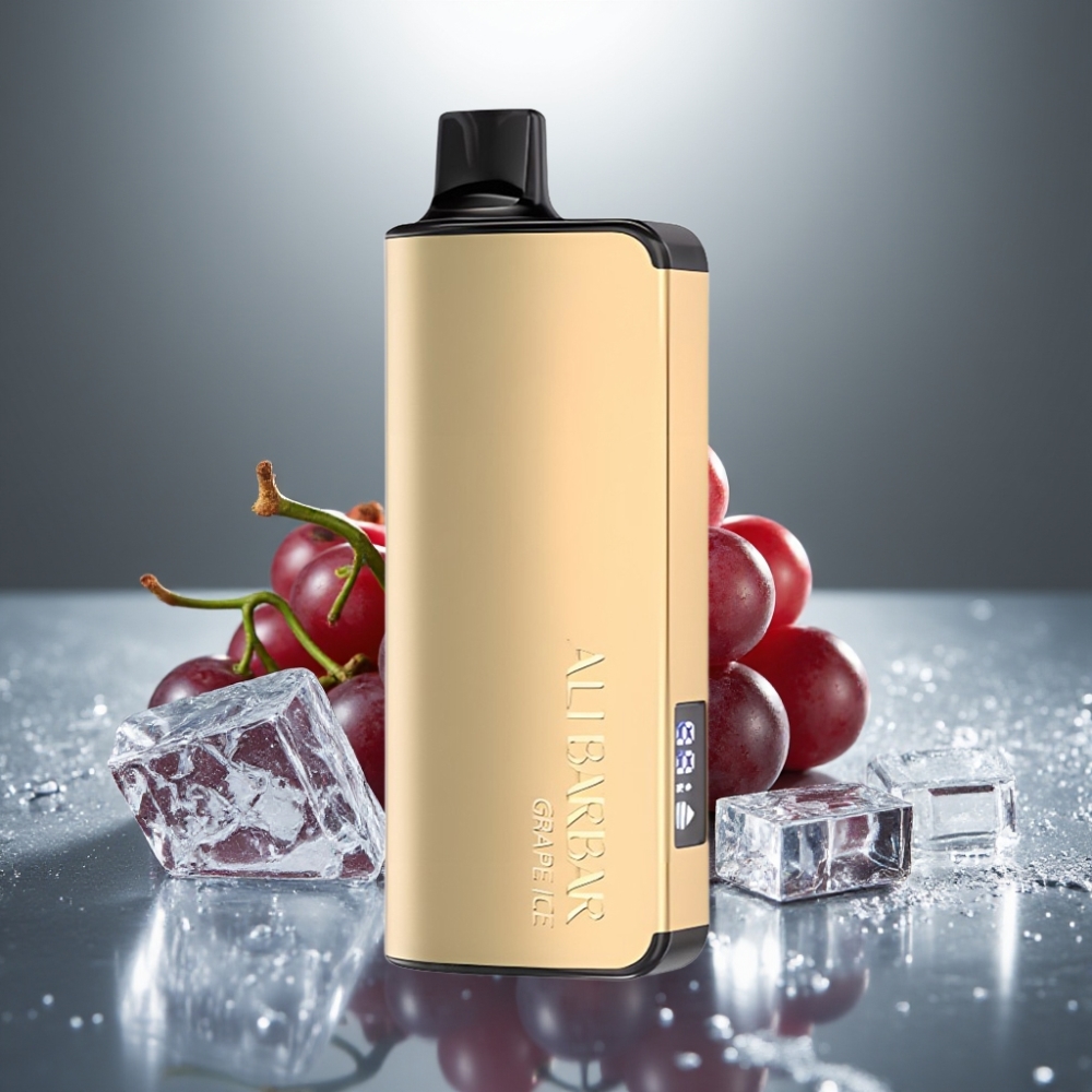 Alibarbar Ingot 9000 Puffs 22ml 2350mAh LED Hroznový Led