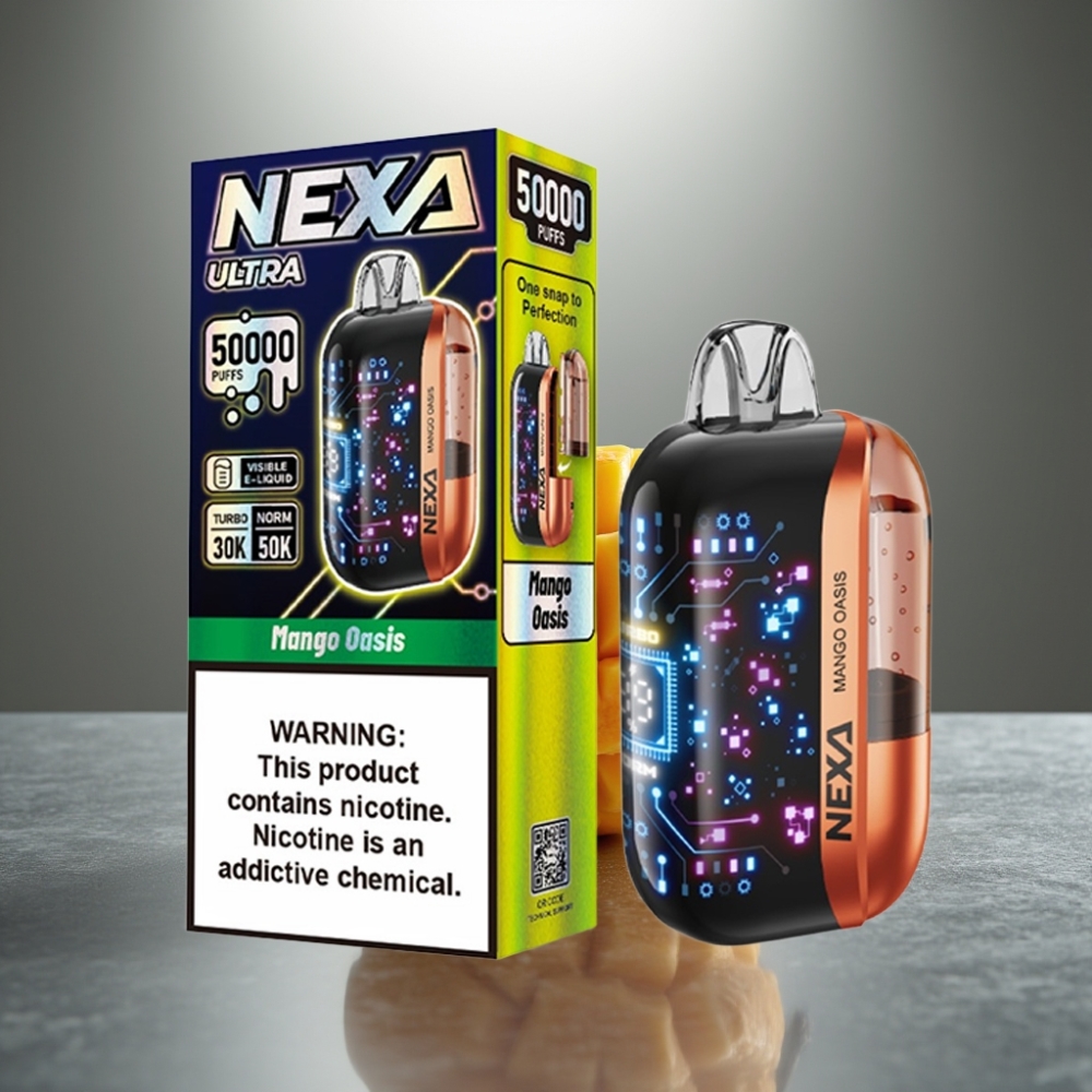 NEXA Ultra 50000 Puffs 20ml 5% Mango Oáza