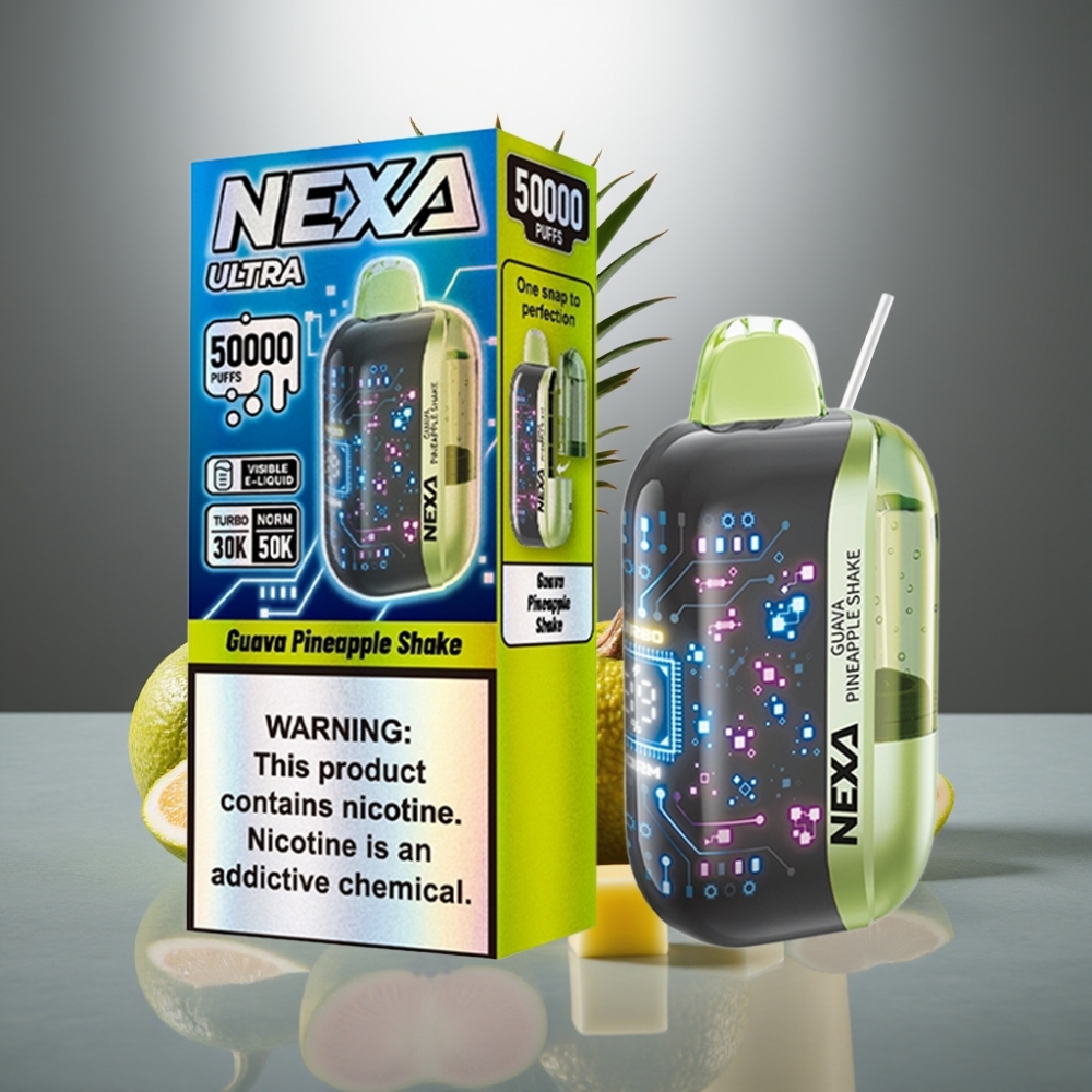 NEXA Ultra 50K 20ml 5% 0.9ohm Dual Mesh Koktejl Guava Ananas