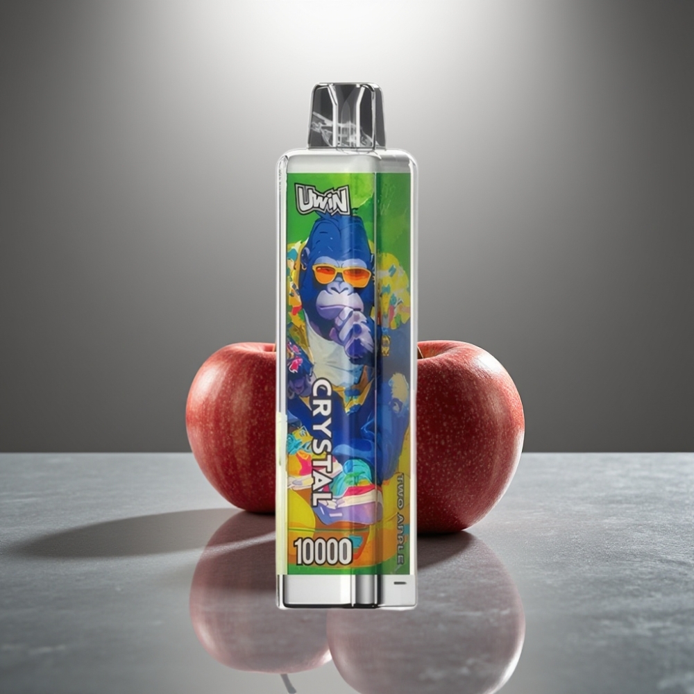 UWIN Crystal 10000 Puffs 18ml 650mAh RGB Dvě Jablka