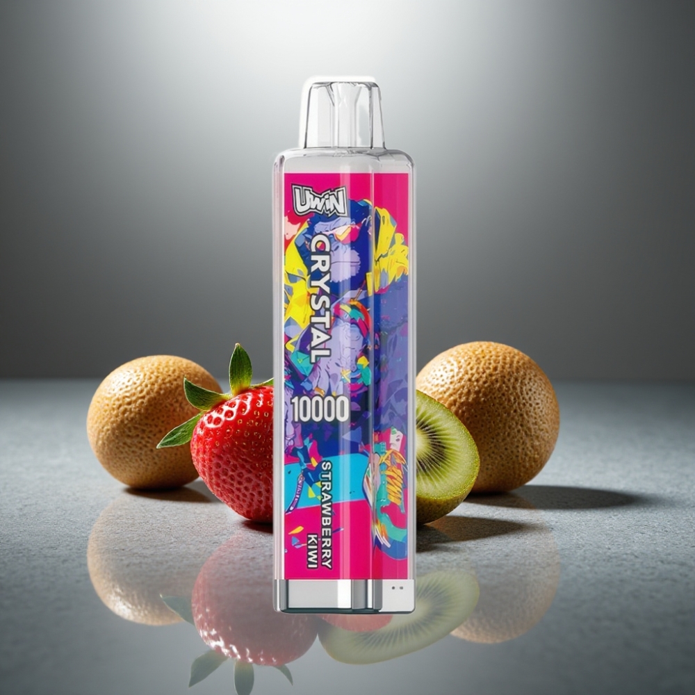 UWIN Crystal 10000 Puffs 18ml RGB Jahoda Kiwi