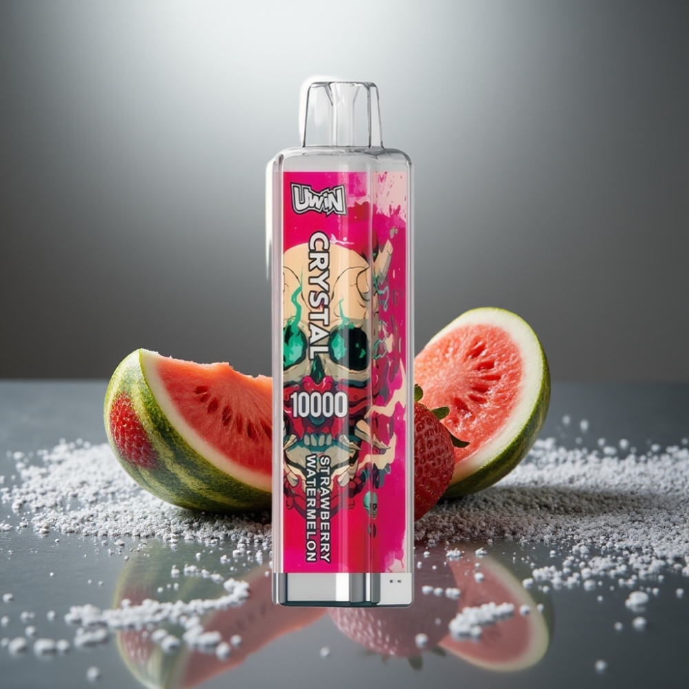 UWIN Crystal 10000 Puffs Jahoda Meloun 18ml RGB