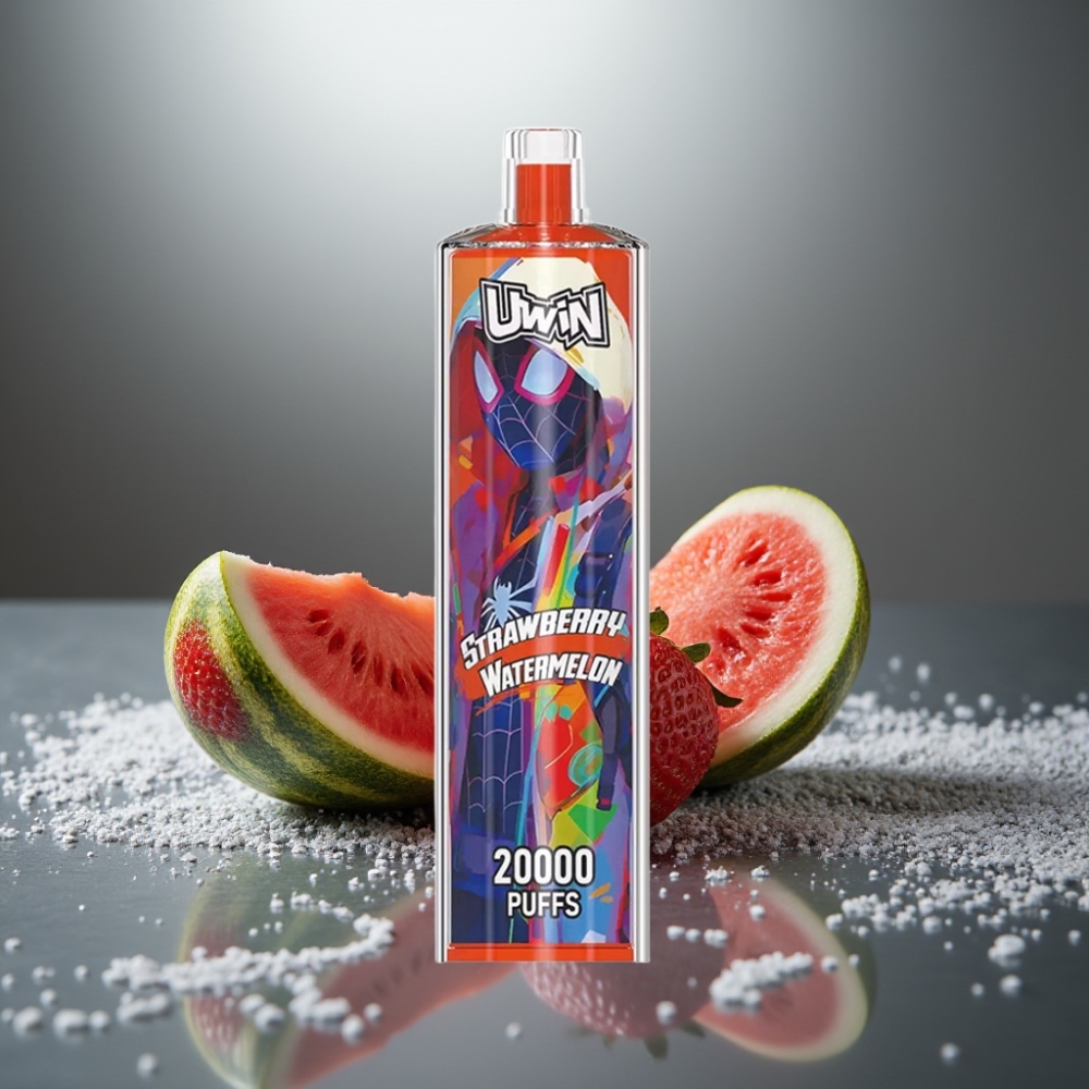 Uwin Shisha Crystal 20000 Puffs 22ml 650mAh Jahodový Meloun