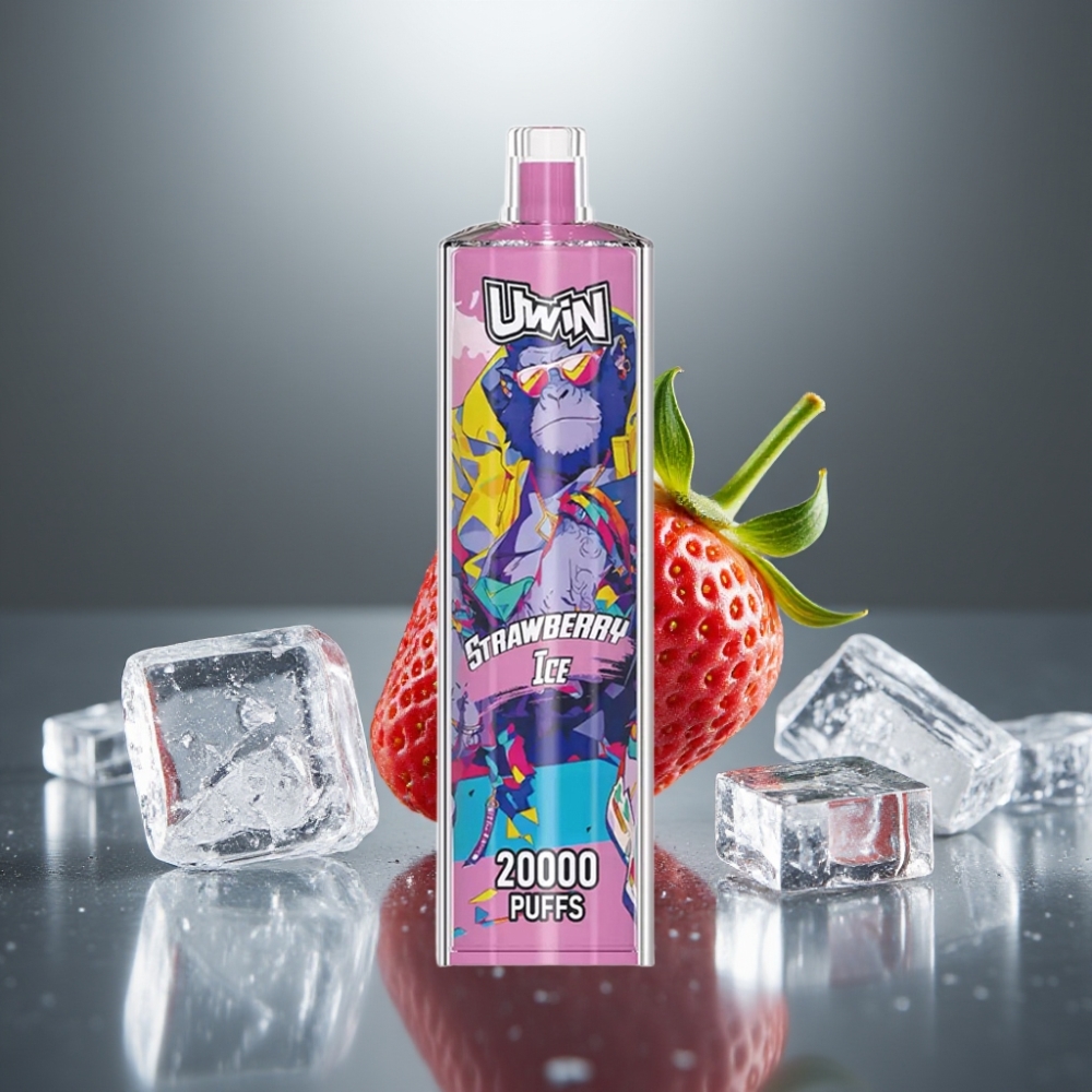 Uwin Shisha Crystal 20000 Puffs 22ml 650mAh Type-C Jahoda Led