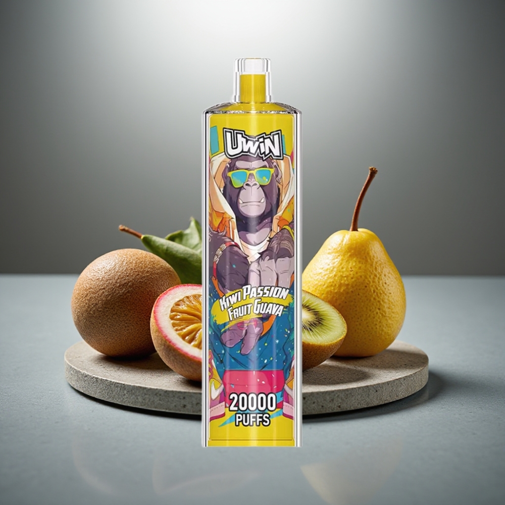 Uwin Shisha Crystal 20000 Puffs 22ml 650mAh Type-C Kiwi Marakuja Guava