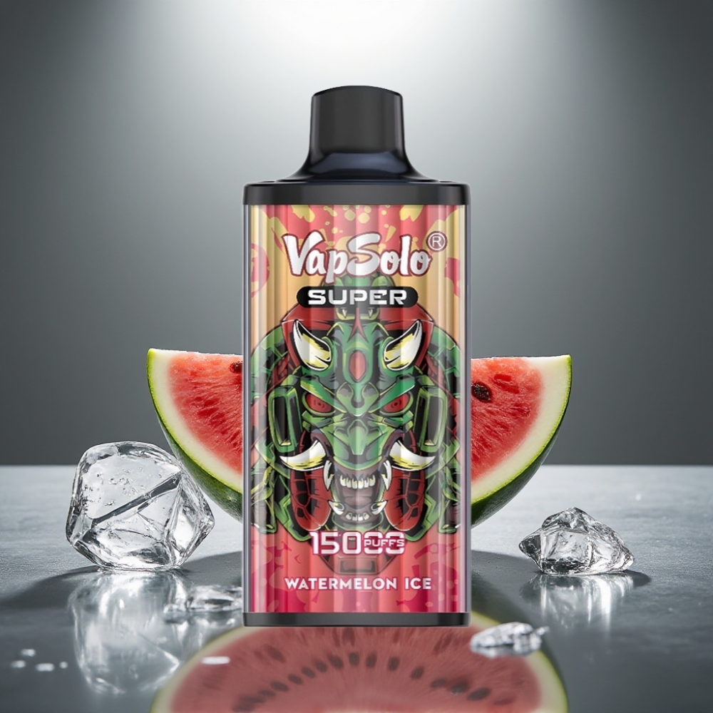 Vapsolo Super 15000 Puffs 40ml 850mAh Typ-C Melounový Led
