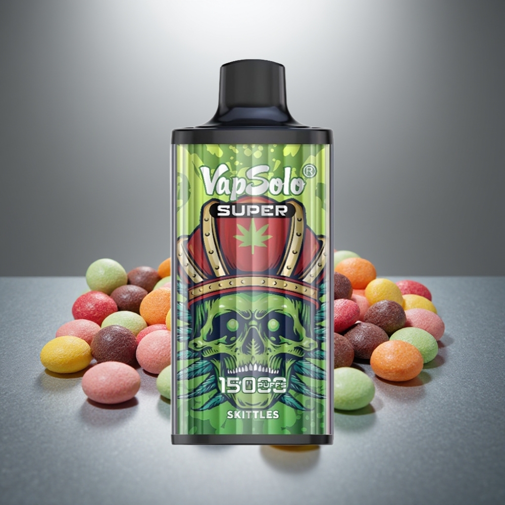 Vapsolo Super 15000 Puffs 40ml 850mAh Type-C Duha (Skittles)
