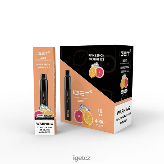 IEGT Shop legend 4000 potahů 4VN8F0321 růžový citron pomerančový led