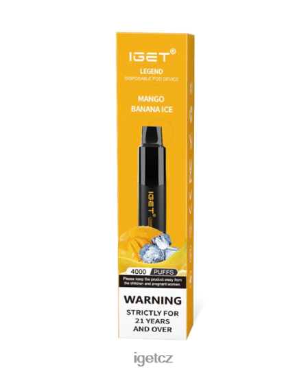 IEGT Vapes Bulk Cheap legenda 4VN8F0185 mango banánový led